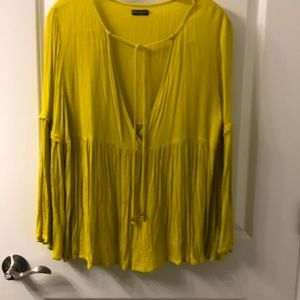 Mustard/Yellow Peasant Blouse